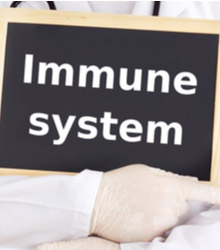 Having a weak immune system